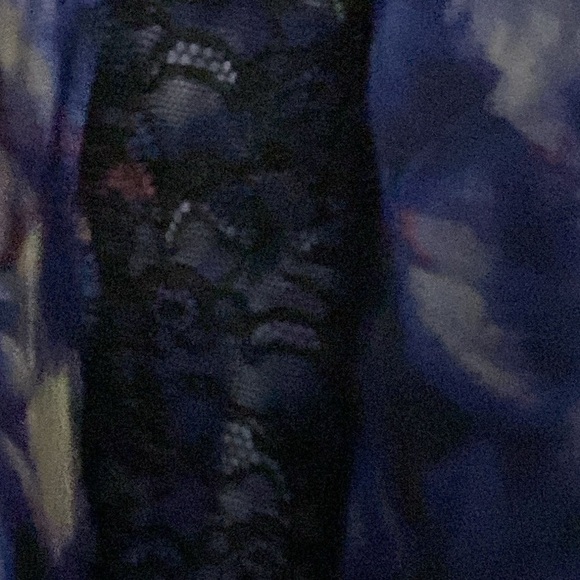 NWT BELLE BADGLEY MISCHKA DRESS SIZE 12 HALTER  STYLE LACE BOHEMIAN CLASSY DRESS - Picture 6 of 12